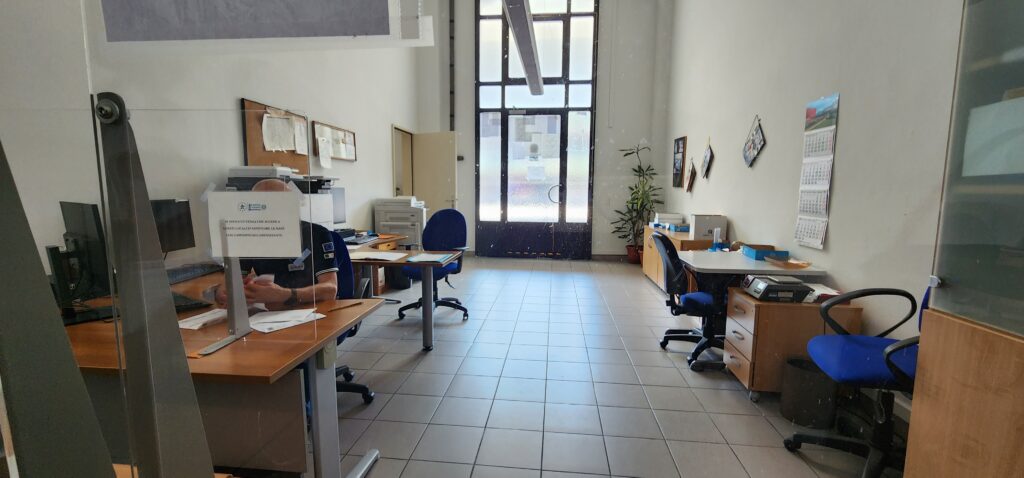 Inside of the customs office for the VAT Refund