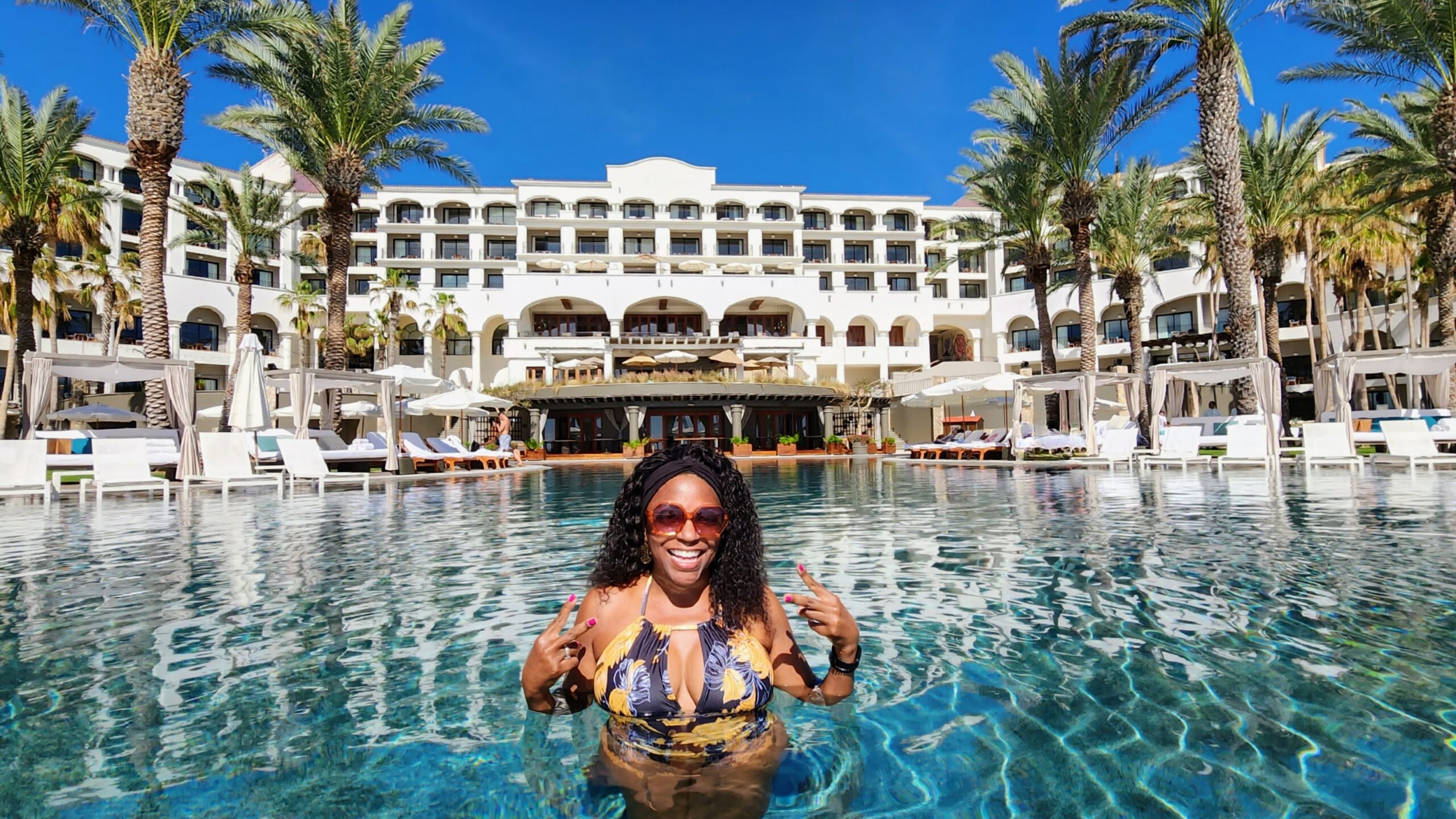 Resort view from the Jewel Pool